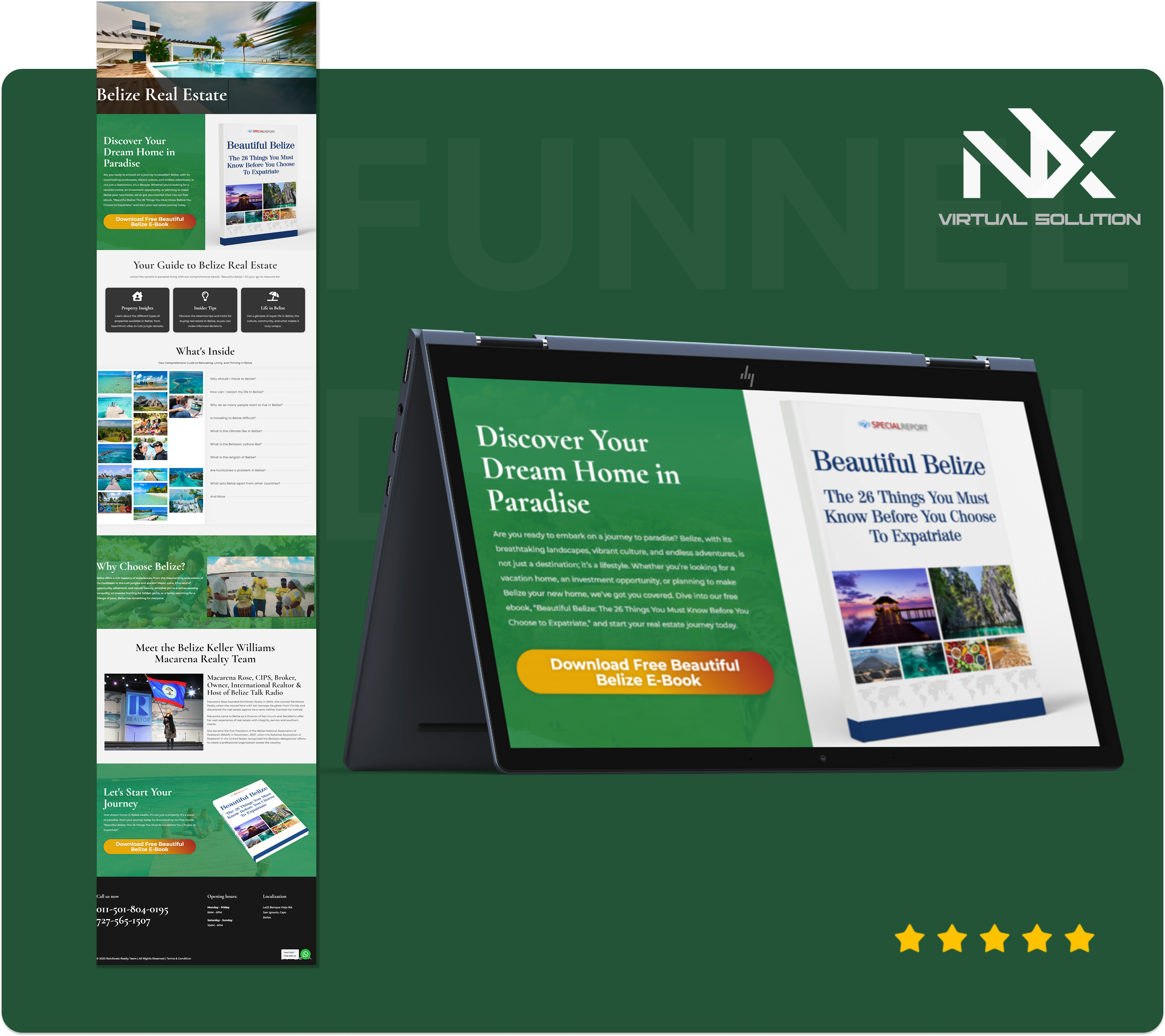 Travel Luxury Sales Funnel - Premium Vacation Booking System